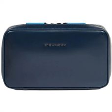 Чехол для кабелей и зарядки Piquadro Blue Square синий Чехол для кабелей и зарядки Piquadro Blue Square синий