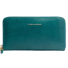 Кошелек женский Piquadro Blue Square синий петроль Кошелек женский Piquadro Blue Square синий петроль