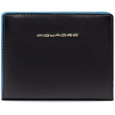 Кошелек женский Piquadro Blue Square черный Кошелек женский Piquadro Blue Square черный