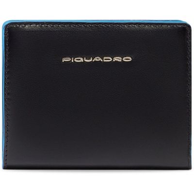 Кошелек женский Piquadro Blue Square черный Кошелек женский Piquadro Blue Square черный