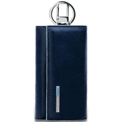 Ключница Piquadro Blue Square синяя