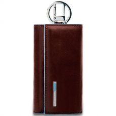 Ключница Piquadro Blue Square коричневая