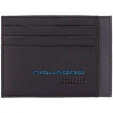 Чехол для кредитных карт Piquadro Urban черный/серый