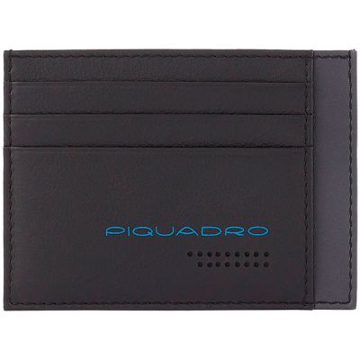 Чехол для кредитных карт Piquadro Urban черный/серый