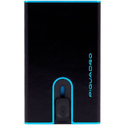 Чехол для кредитных карт Piquadro Blue Square черный