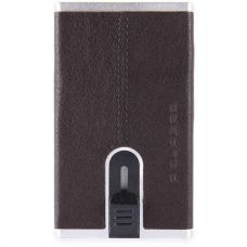 Чехол для кредитных карт Piquadro Black Square коричневый