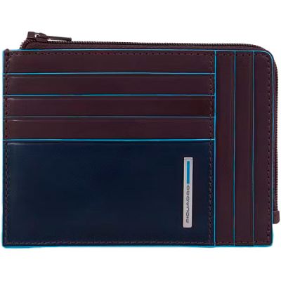 Чехол для кредитных карт Piquadro Blue Square лиловый/синий
