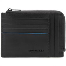 Чехол для кредитных карт Piquadro Blue Square Revamp черный