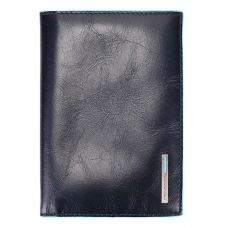 Обложка для паспорта Piquadro Blue Square синяя