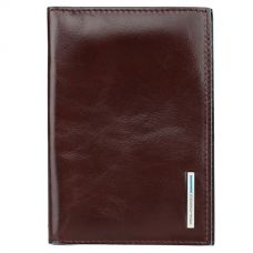 Обложка для паспорта Piquadro Blue Square коричневая