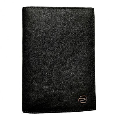 Обложка для паспорта Piquadro Black Square чёрная