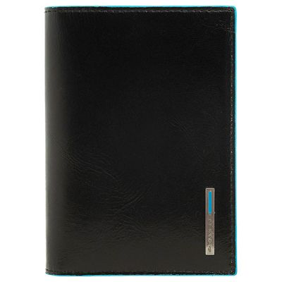 Обложка для документов Piquadro Blue Square чёрная