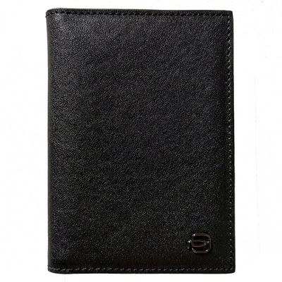 Обложка для документов Piquadro Black Square чёрная