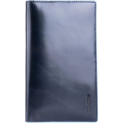 Обложка для документов Piquadro Blue Square синяя Обложка для документов Piquadro Blue Square синяя