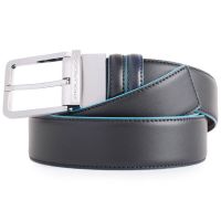 Мужской ремень Piquadro Blue Square черный/темно-синий Мужской ремень Piquadro Blue Square черный/темно-синий