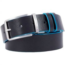 Ремень мужской Piquadro Blue Square черный/синий