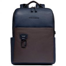 Рюкзак Piquadro Harper синий/коричневый Рюкзак Piquadro Harper синий/коричневый