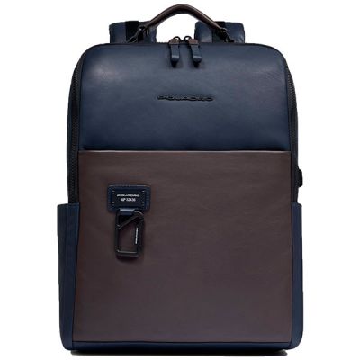 Рюкзак Piquadro Harper синий/коричневый