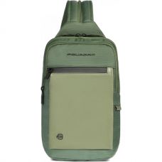Рюкзак слинг мужской Piquadro Orion хаки
