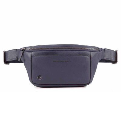 Сумка на пояс Piquadro Black Square Ocean Blue