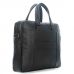 Сумка Piquadro Black Square с двумя отделениями черная