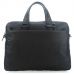 Сумка Piquadro Black Square с двумя отделениями черная